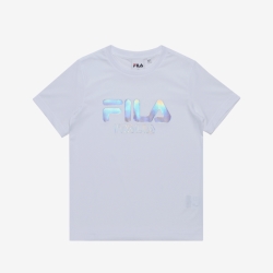 Fila Prism Logo - Poikien Poolopaita - Valkoinen | FI-80785